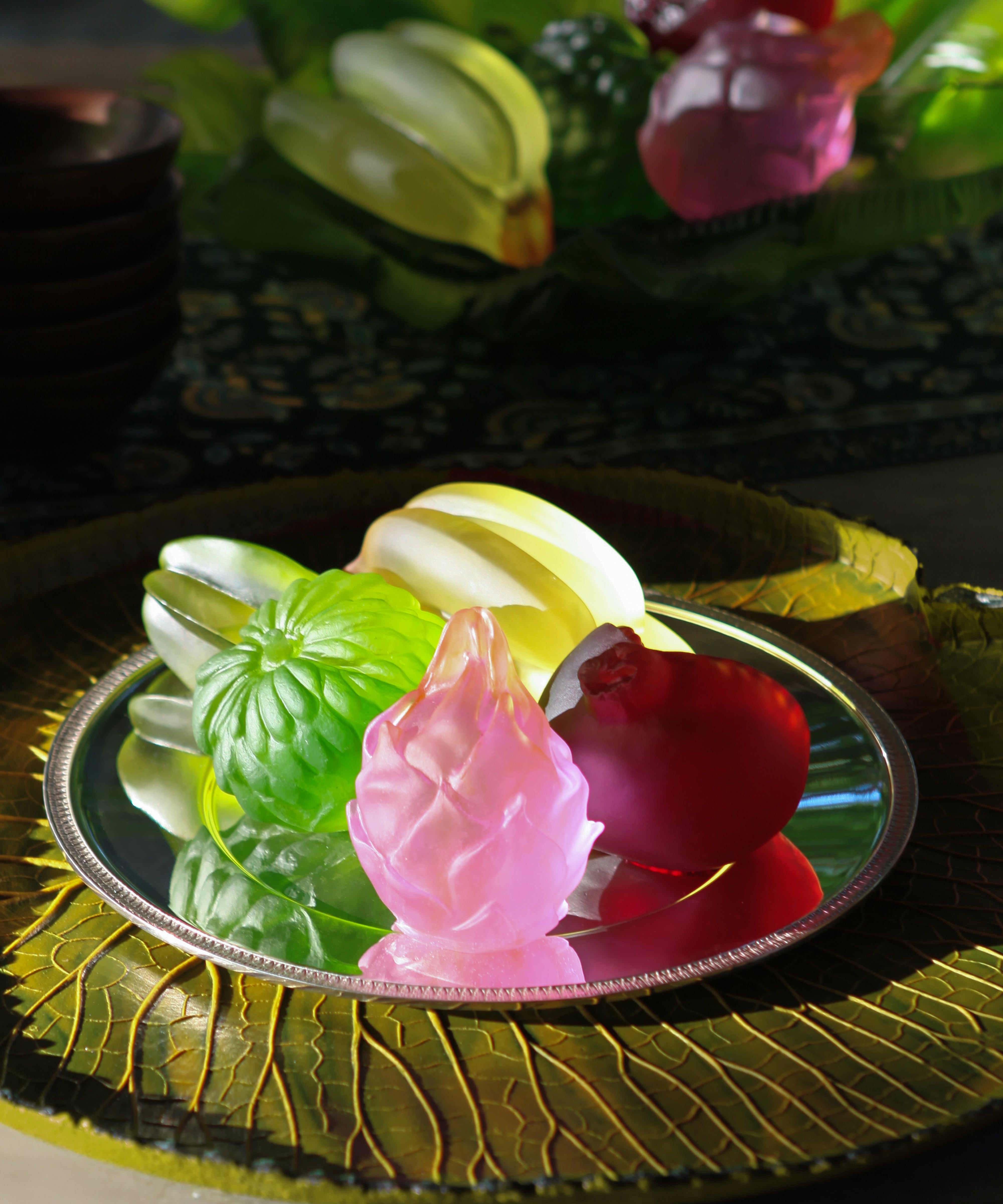 daum-tutti-frutti-fruit-du-dragon-gilles-neveu-sculpture-p-te-de-verre image 4