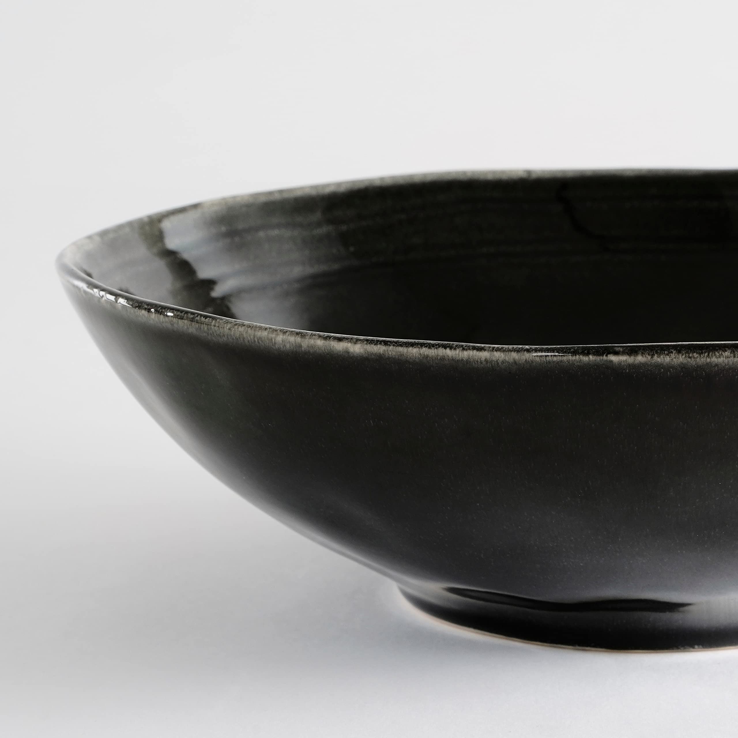 mica-tabo-dish-saladier-noir-9x30-5-cm-c-ramique image 2