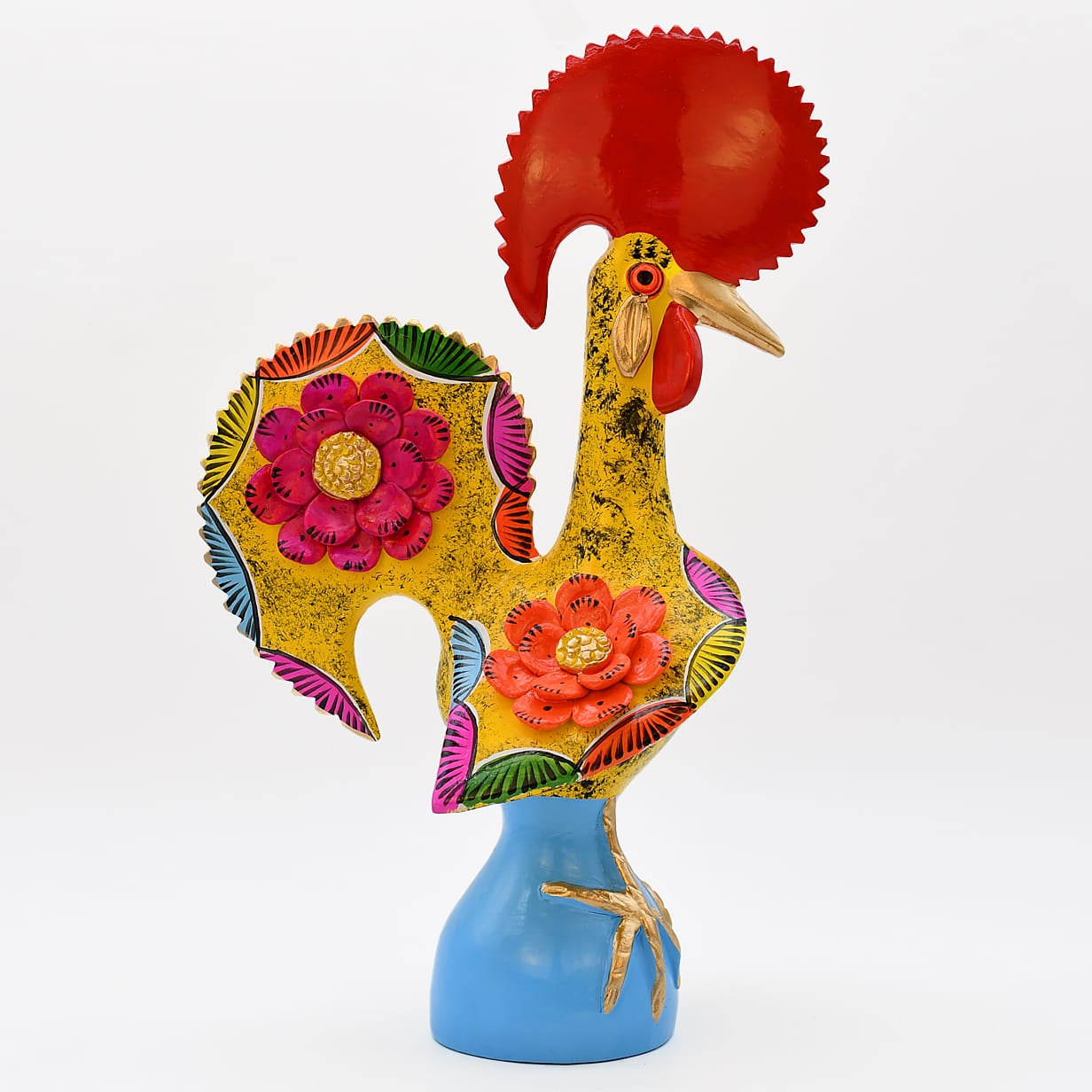 luisa-paix-o-coq-de-barcelos-40-cm-jaune-pi-ce-unique image 3