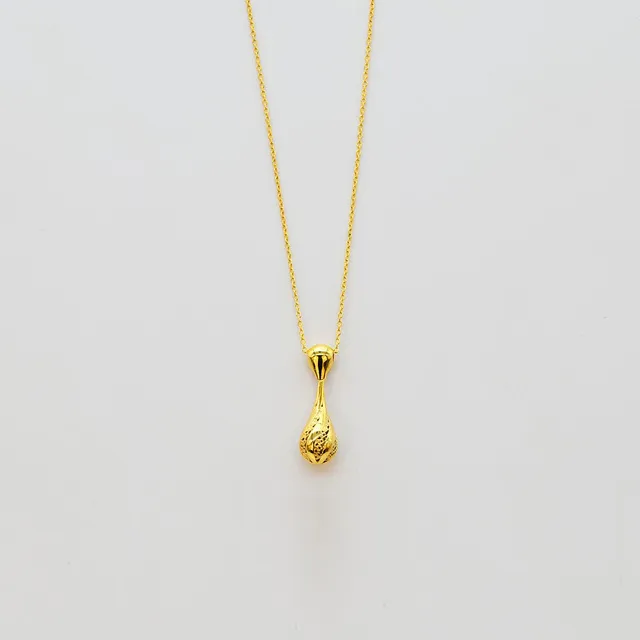 luisa-paix-o-gota-de-luz-collier-dor-argent-40-cm image 1