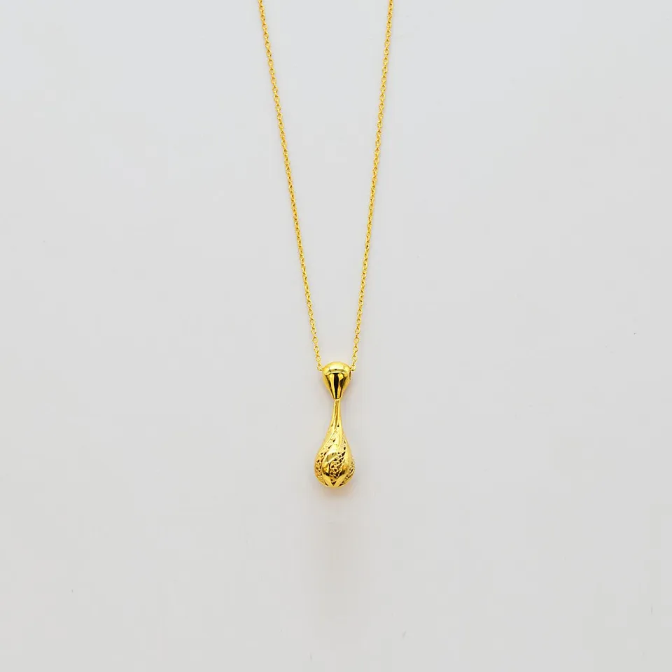 luisa-paix-o-gota-de-luz-collier-dor-argent-40-cm image 1