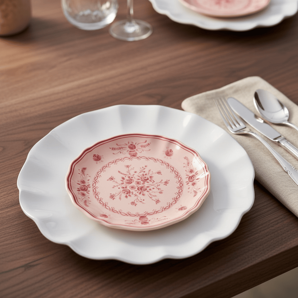 luisa-paix-o-rosa-vila-duo-assiettes-blanc-rose-17-cm image 2