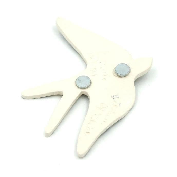 luisa-paix-o-hirondelle-c-ramique-aimant-e-11-cm-artisanale image 2