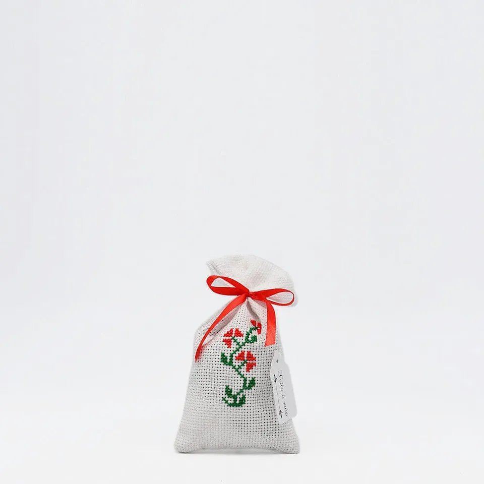 luisa-paix-o-sachet-lavande-coton-brod-15x9cm-naturel image 1