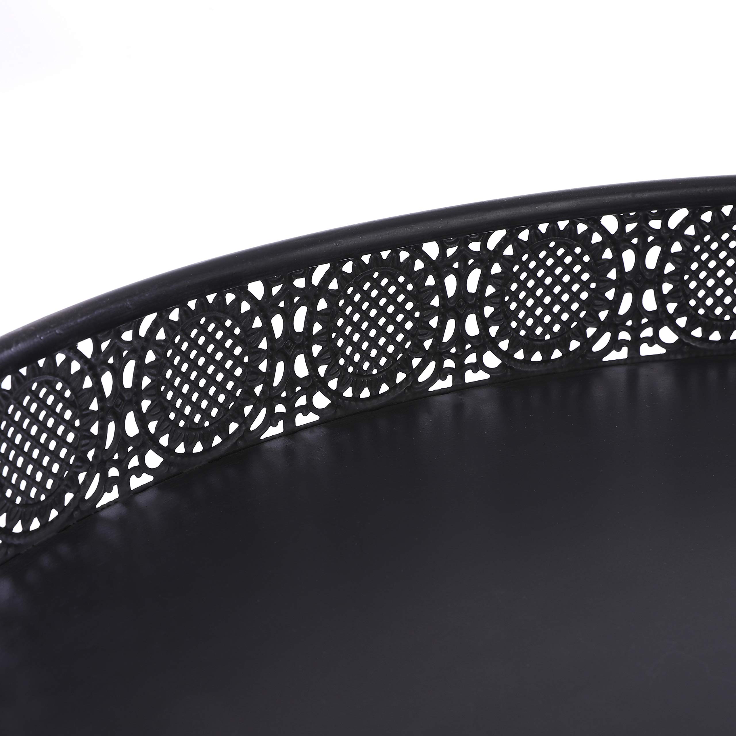 mica-lagune-table-d-appoint-fer-noir-70-cm image 4