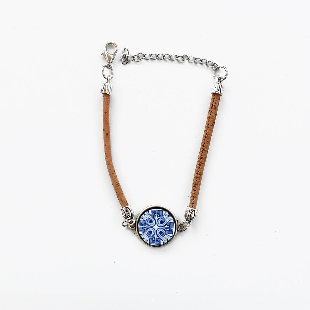 luisa-paix-o-azulejo-bracelet-coton-naturel image 1