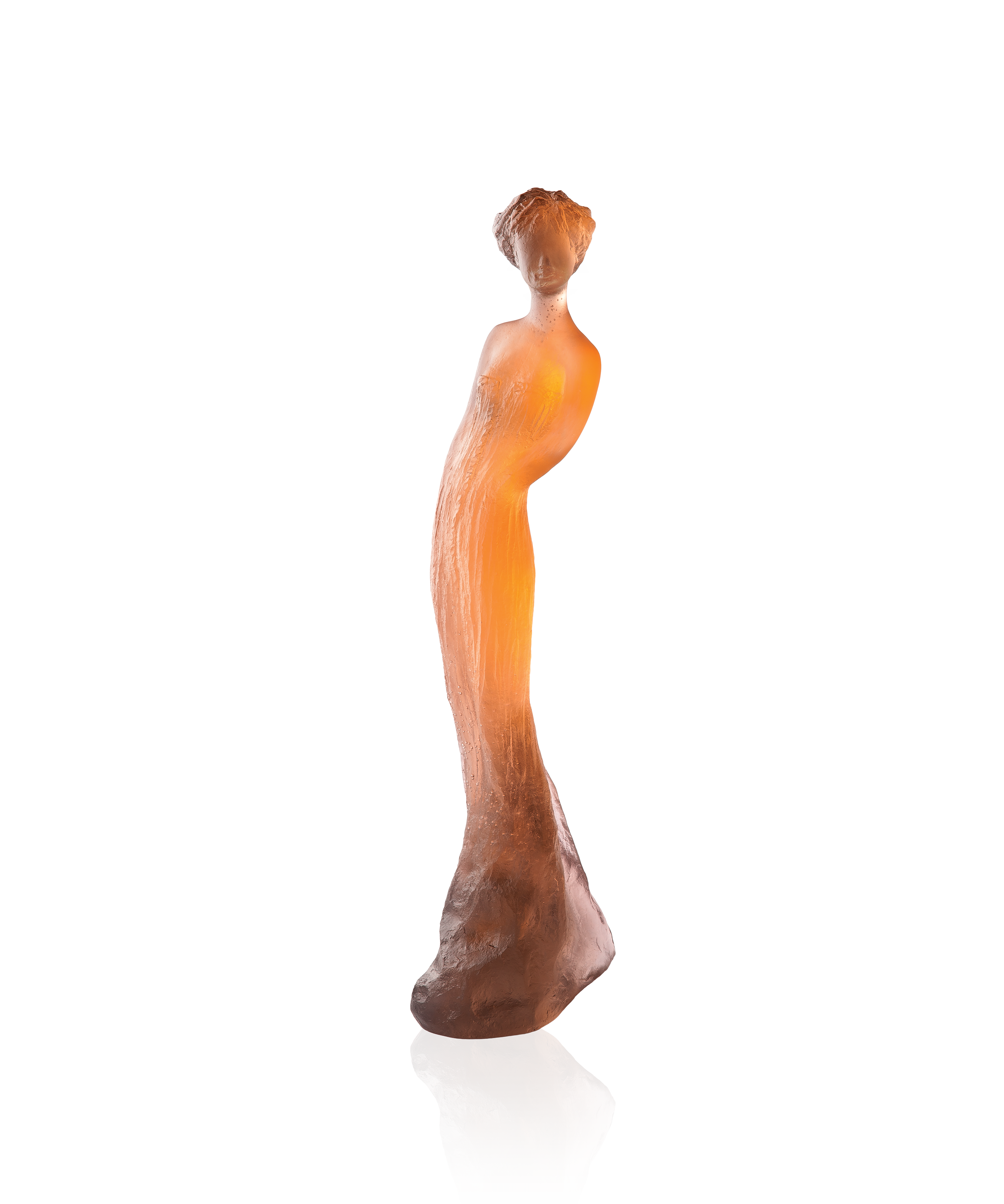 daum-univers-f-minin-am-lie-ambre-grise-sculpture-375-ex-richard image 1