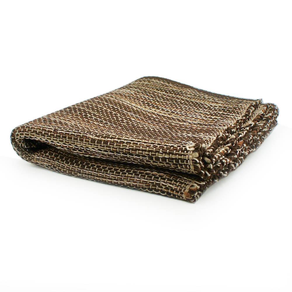 luisa-paix-o-tapis-coton-marron-200x60cm-tress-artisanal image 3