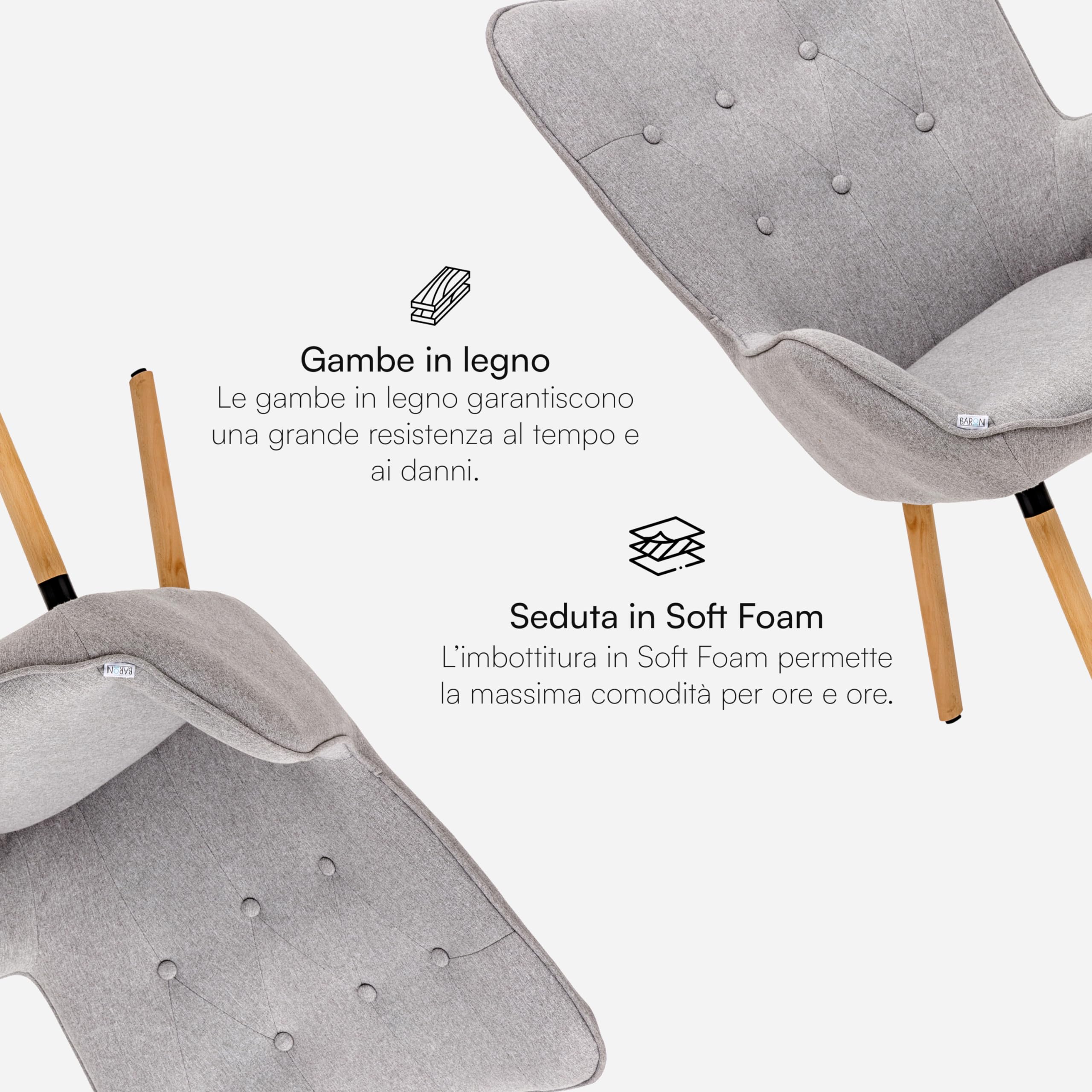 baroni-home-poltrone-fauteuil-gris-tissu-dossier-haut-65x38x105cm image 6