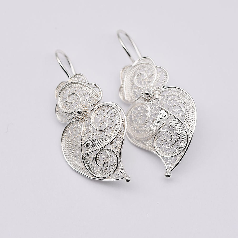 luisa-paix-o-cora-o-de-viana-boucles-argent-3cm-filigrane image 4