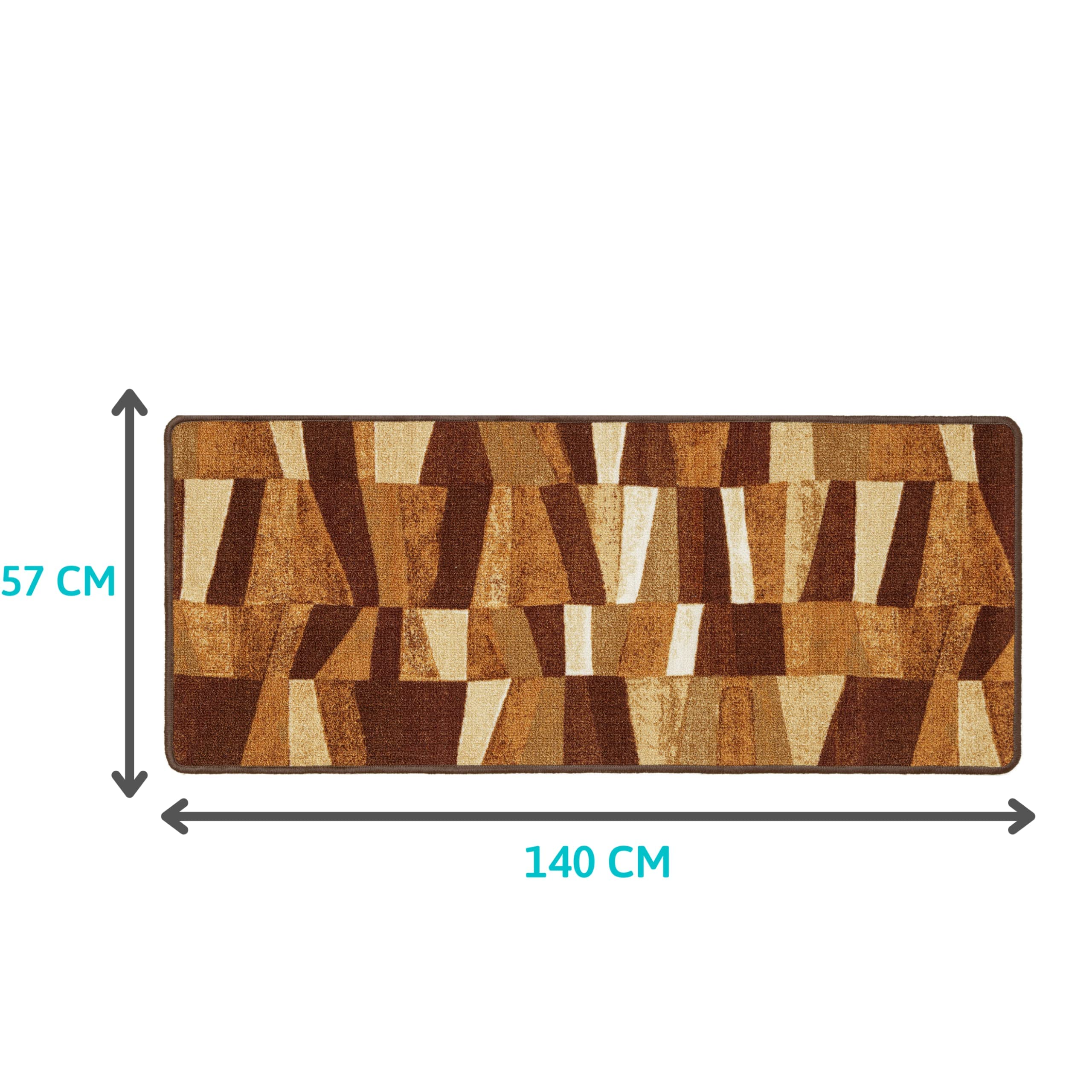 baroni-home-cucina-tapis-cuisine-57x140-cm-marron-g-om-trique image 3