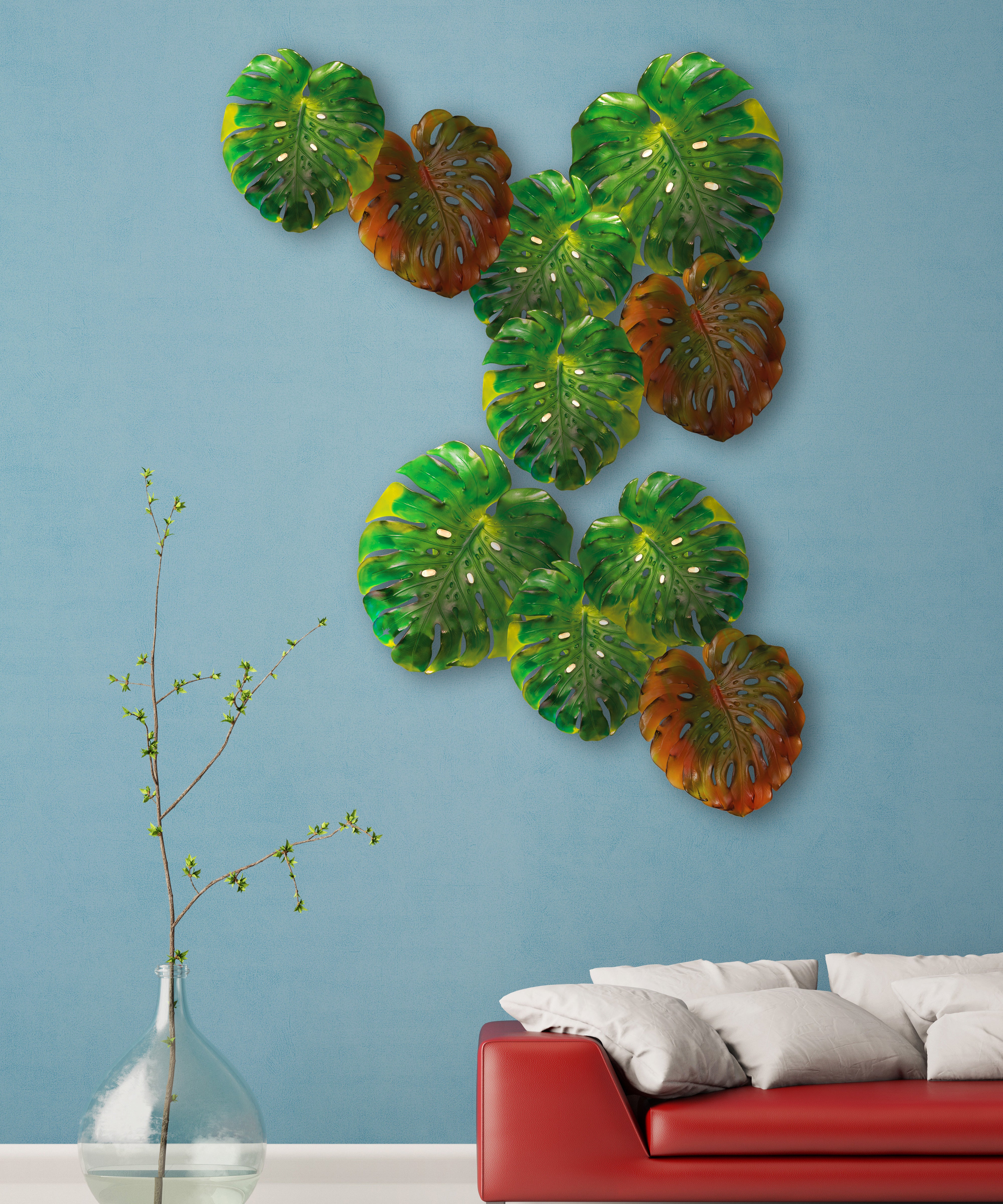 daum-monstera-feuille-murale-verte-emilio-robba image 2