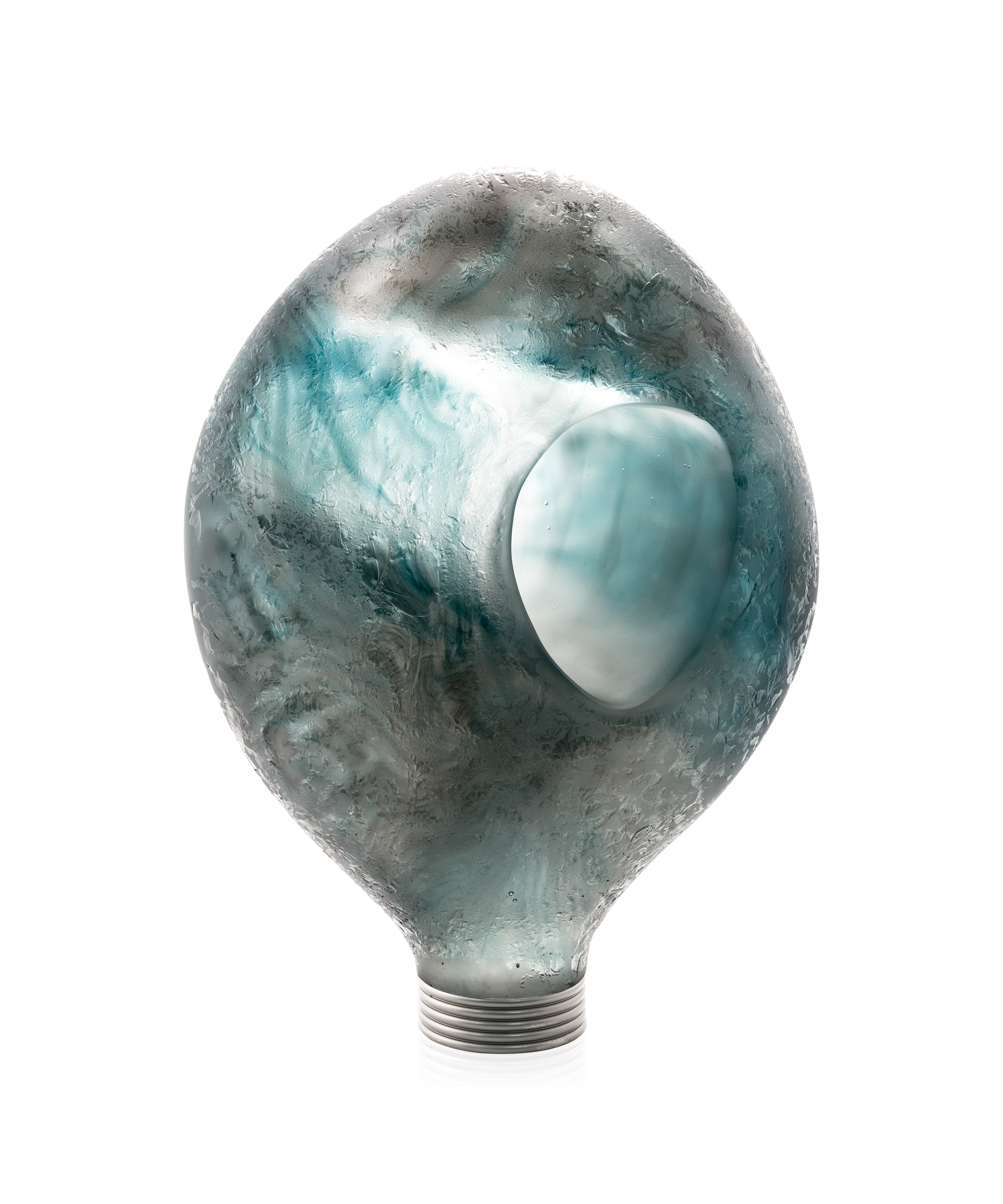 daum-yeelen-azur-gerald-vatrin-sculpture-cristal-8-ex image 1