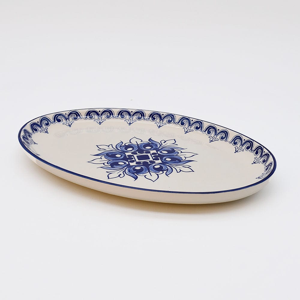 luisa-paix-o-plat-ovale-c-ramique-bras-o-bleu-26cm image 2