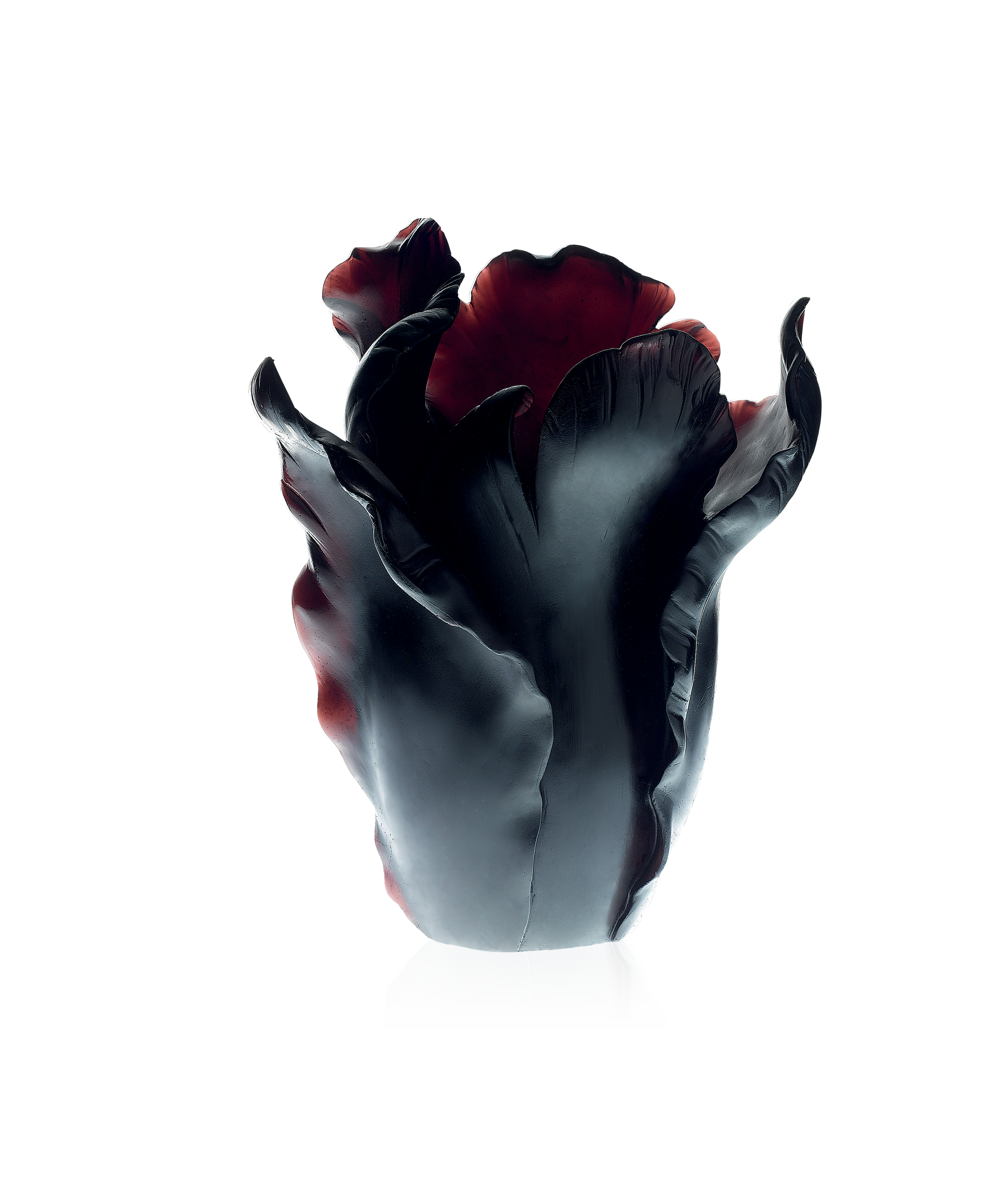 daum-univers-v-g-tal-tulipe-vase-grand-mod-le-noir-cristal image 1