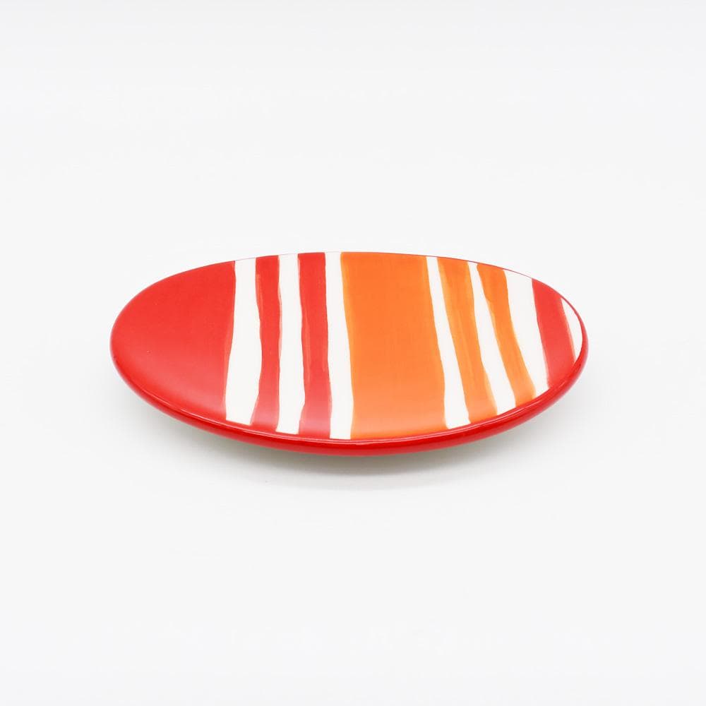 luisa-paix-o-ensemble-salle-de-bain-c-ramique-rouge-4-pcs image 8