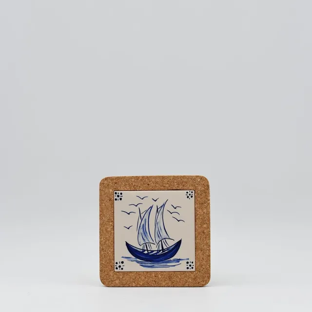 luisa-paix-o-barcos-dessous-de-plat-li-ge-15-cm-motif-1 image 1