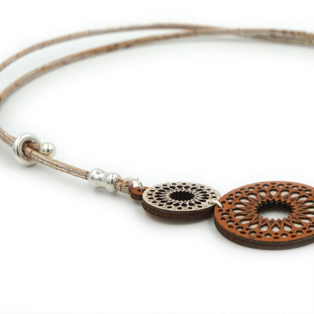 luisa-paix-o-disco-collier-li-ge-4-disques-r-glable image 3