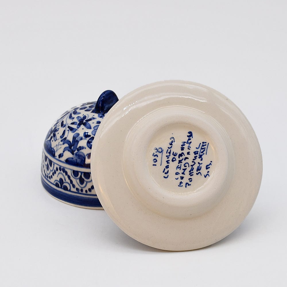 luisa-paix-o-vaisselle-portugaise-petit-beurrier-c-ramique-coimbra-bleu image 3