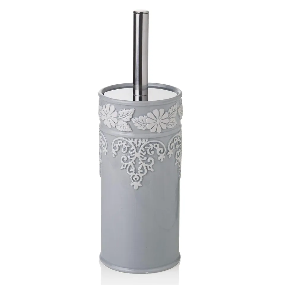 baroni-tutto-bagno-brosse-wc-c-ramique-grise-32-cm image 1