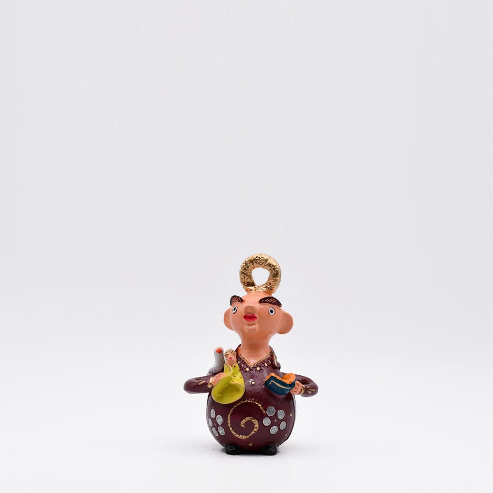 luisa-paix-o-s-o-antonio-15cm-statuette-argile-sign-e image 1