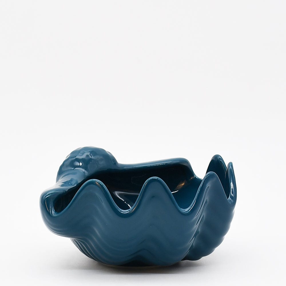 luisa-paix-o-coquillage-c-ramique-bleu-p-trole-16cm image 1
