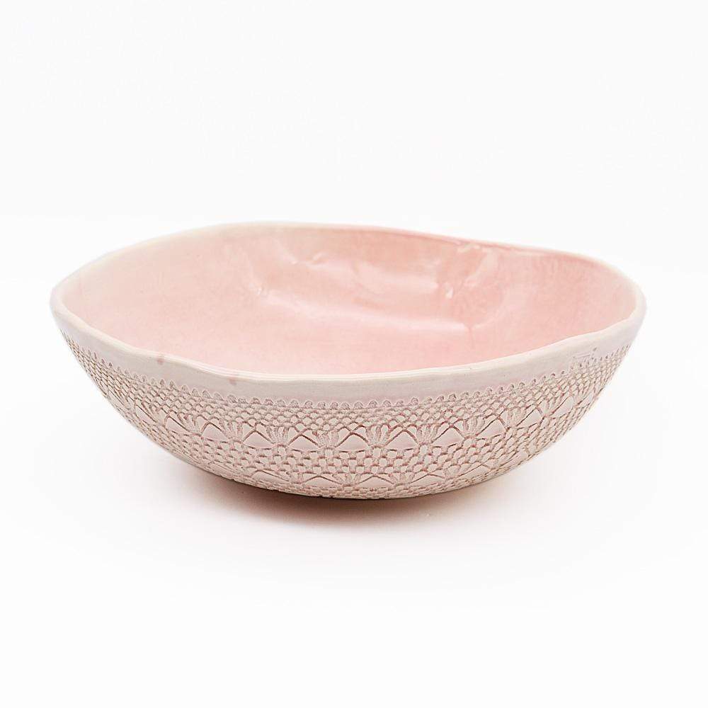 luisa-paix-o-carimbada-grand-saladier-c-ramique-rose-25-cm image 3
