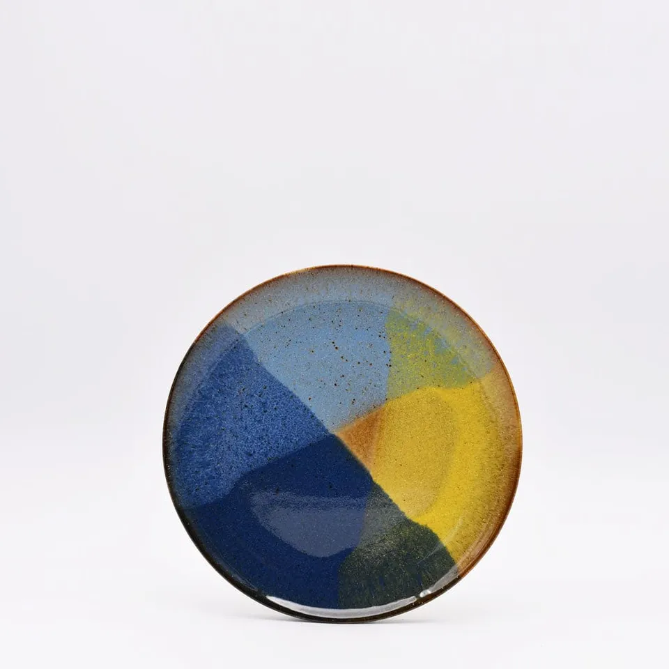 luisa-paix-o-corals-assiette-en-gr-s-21-cm-dessert image 1
