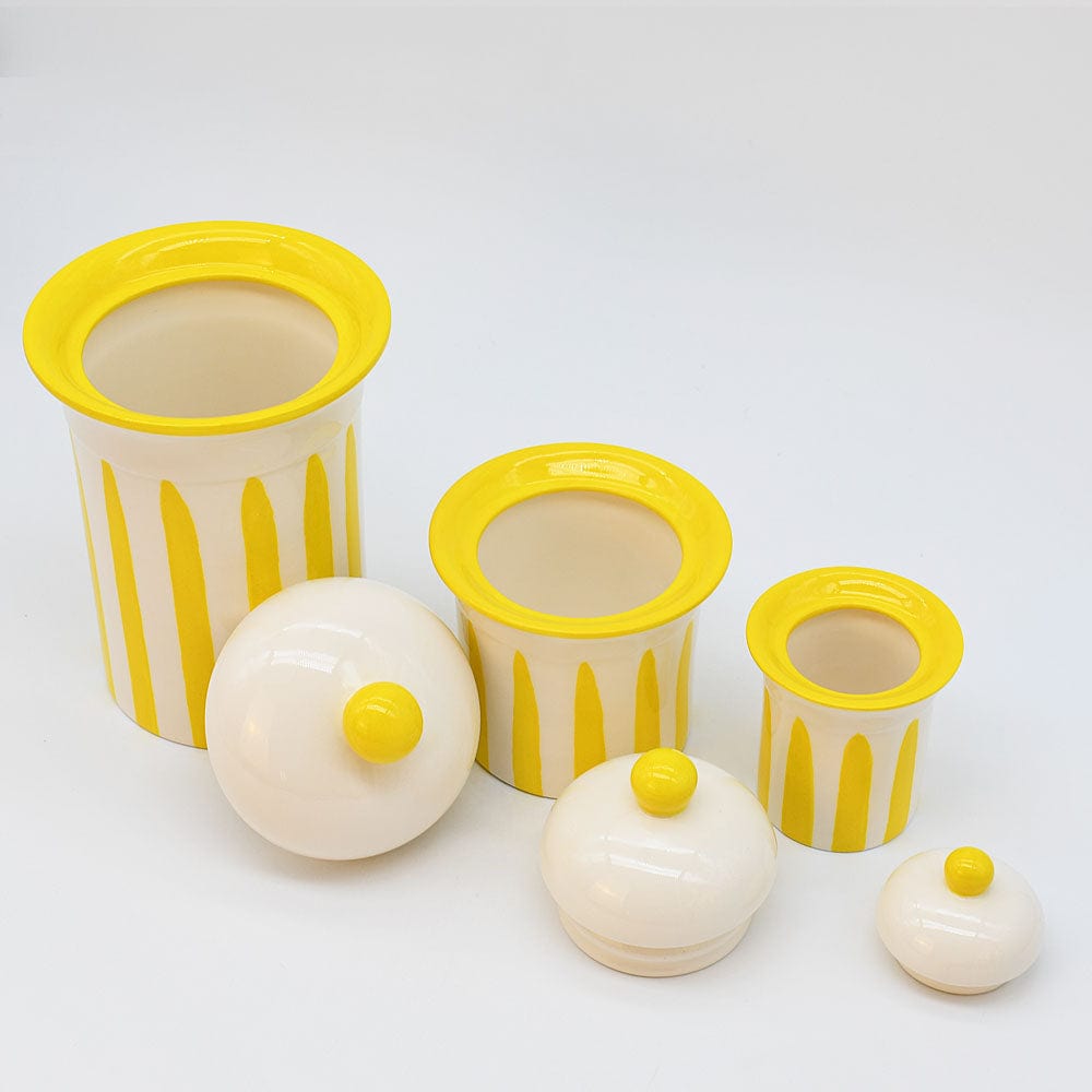 luisa-paix-o-costa-nova-mar-bo-te-cuisine-c-ramique-jaune-12-cm-fait-main image 3