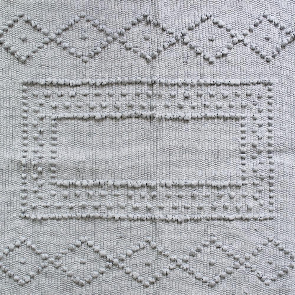 luisa-paix-o-linge-de-maison-tapis-coton-100x50-cm-gris image 1