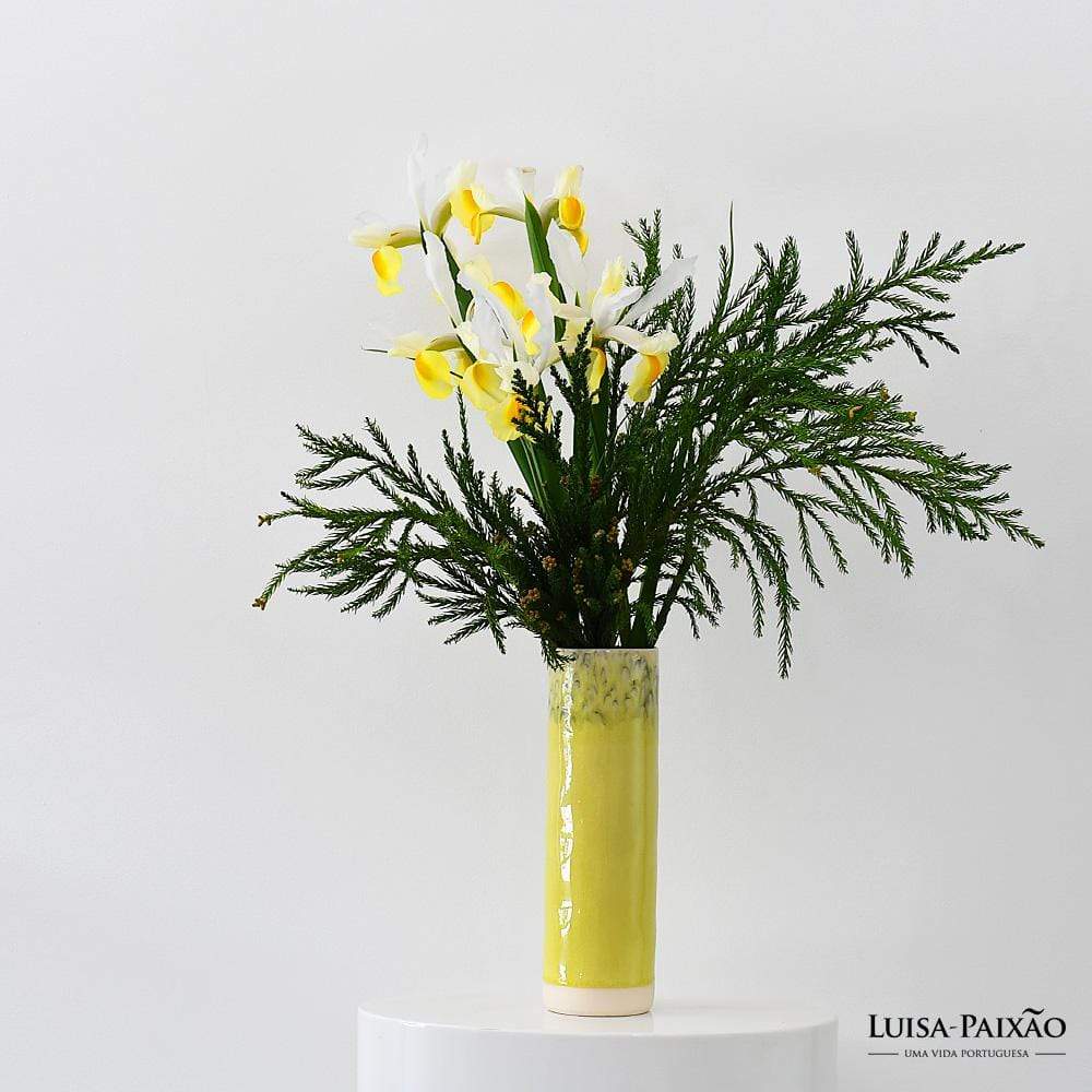 luisa-paixao-madeira-vase-rond-gres-jaune-25cm image 5