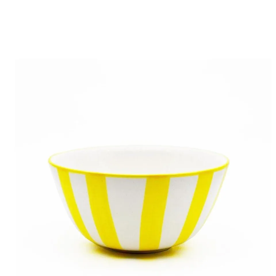 luisa-paix-o-costa-nova-mar-bol-c-ramique-16cm-jaune image 1