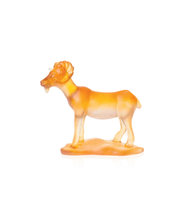 daum-univers-animalier-ch-vre-horoscope-sculpture-cristal-ambre image 1
