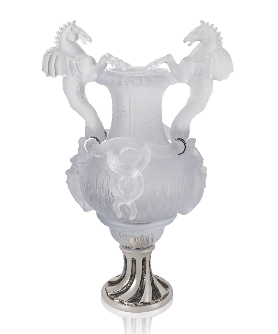 daum-univers-animalier-vase-chevaux-ail-s-blanc-8-ex image 1