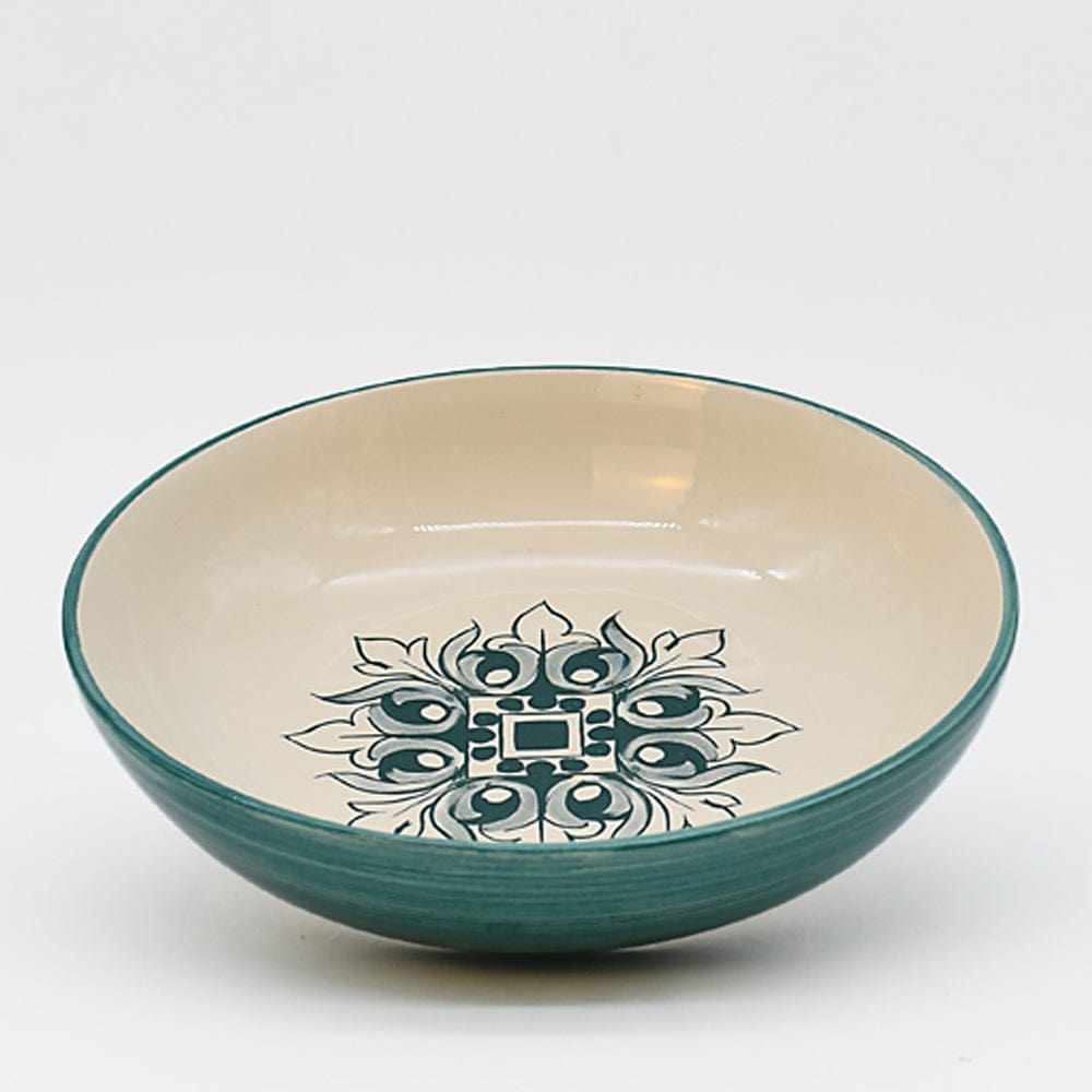 luisa-paix-o-bras-o-assiette-creuse-c-ramique-verte-19-cm image 3