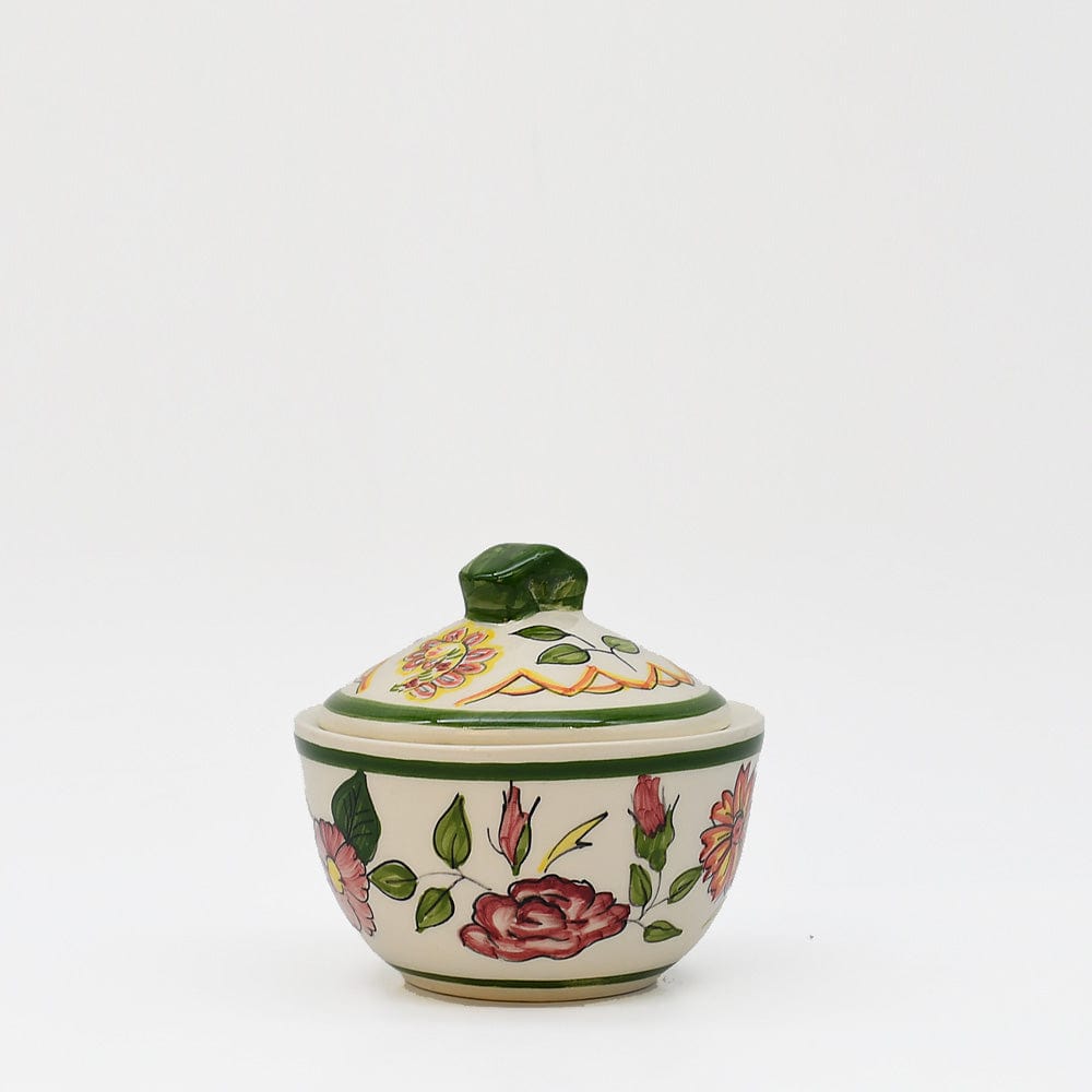 luisa-paix-o-sucrier-c-ramique-viana-floral-11-cm image 1