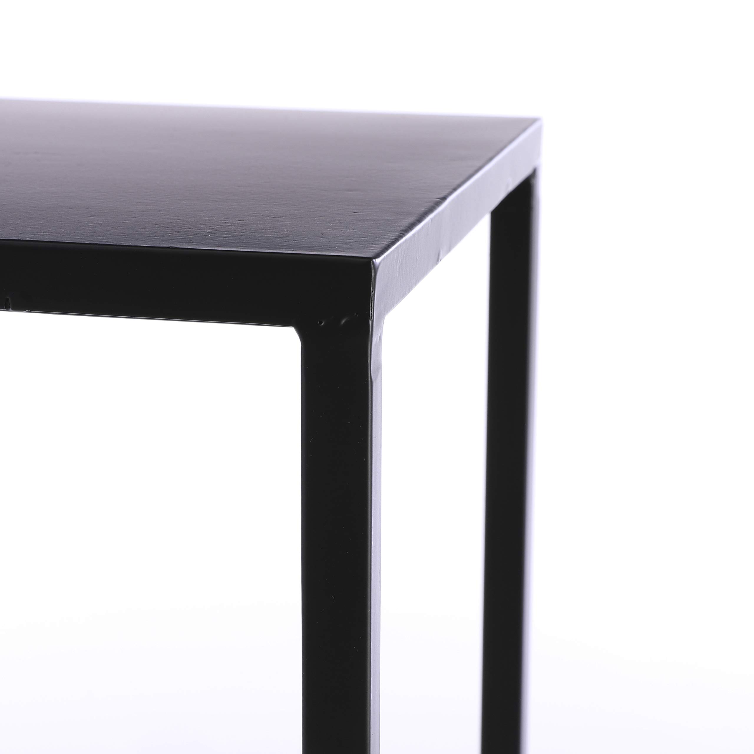 mica-decorations-goa-lot-2-tables-d-appoint-m-tal-noir-70-cm image 4
