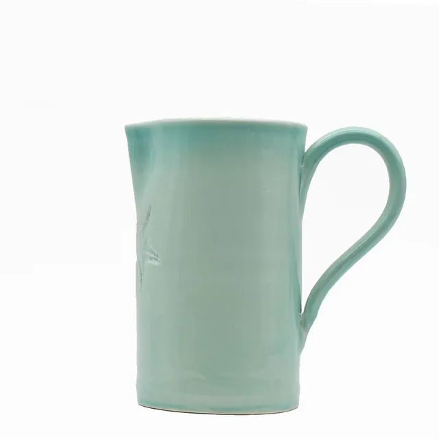 luisa-paix-o-estrela-do-mar-carafe-verte-19-cm-c-ramique image 1