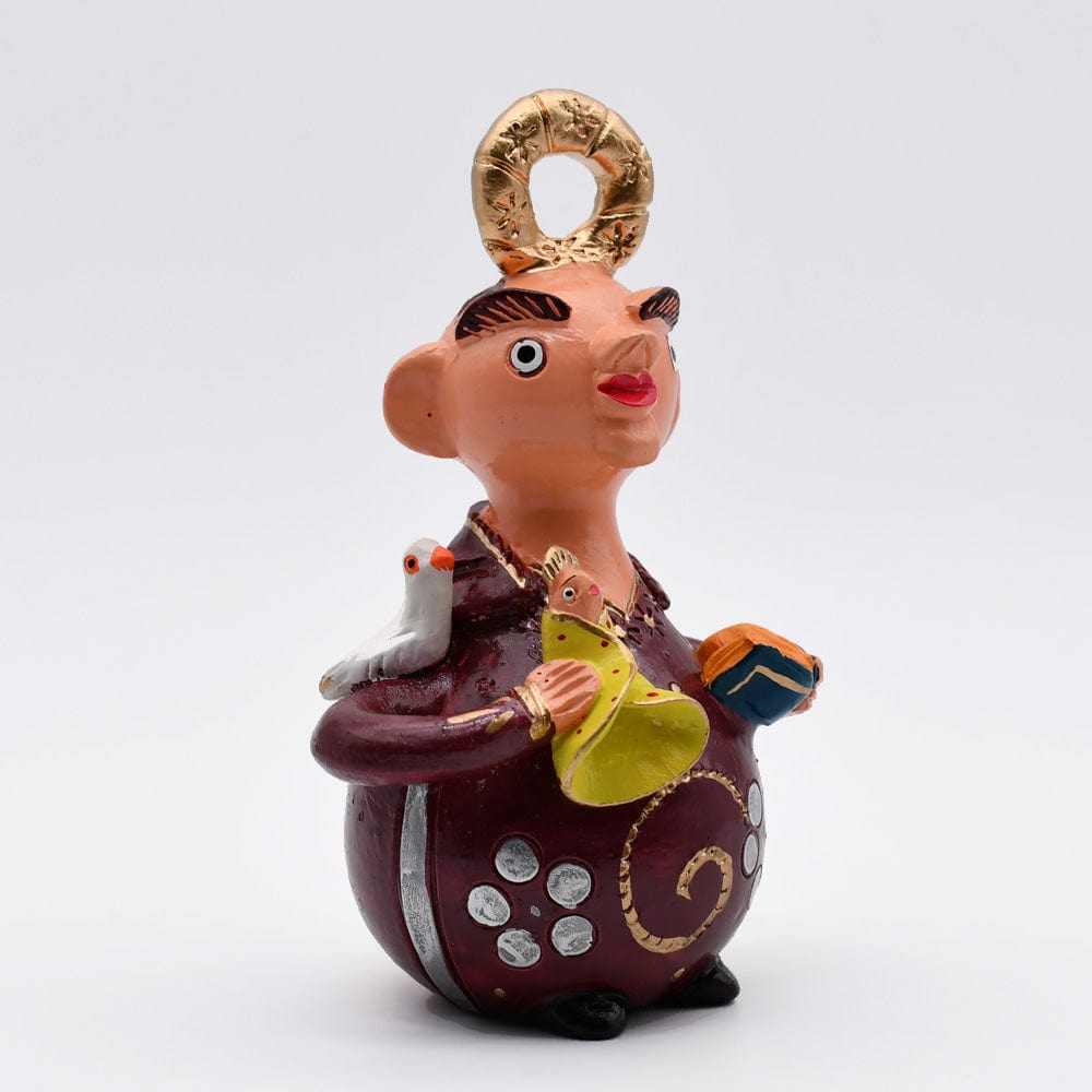 luisa-paix-o-s-o-antonio-15cm-statuette-argile-sign-e image 3