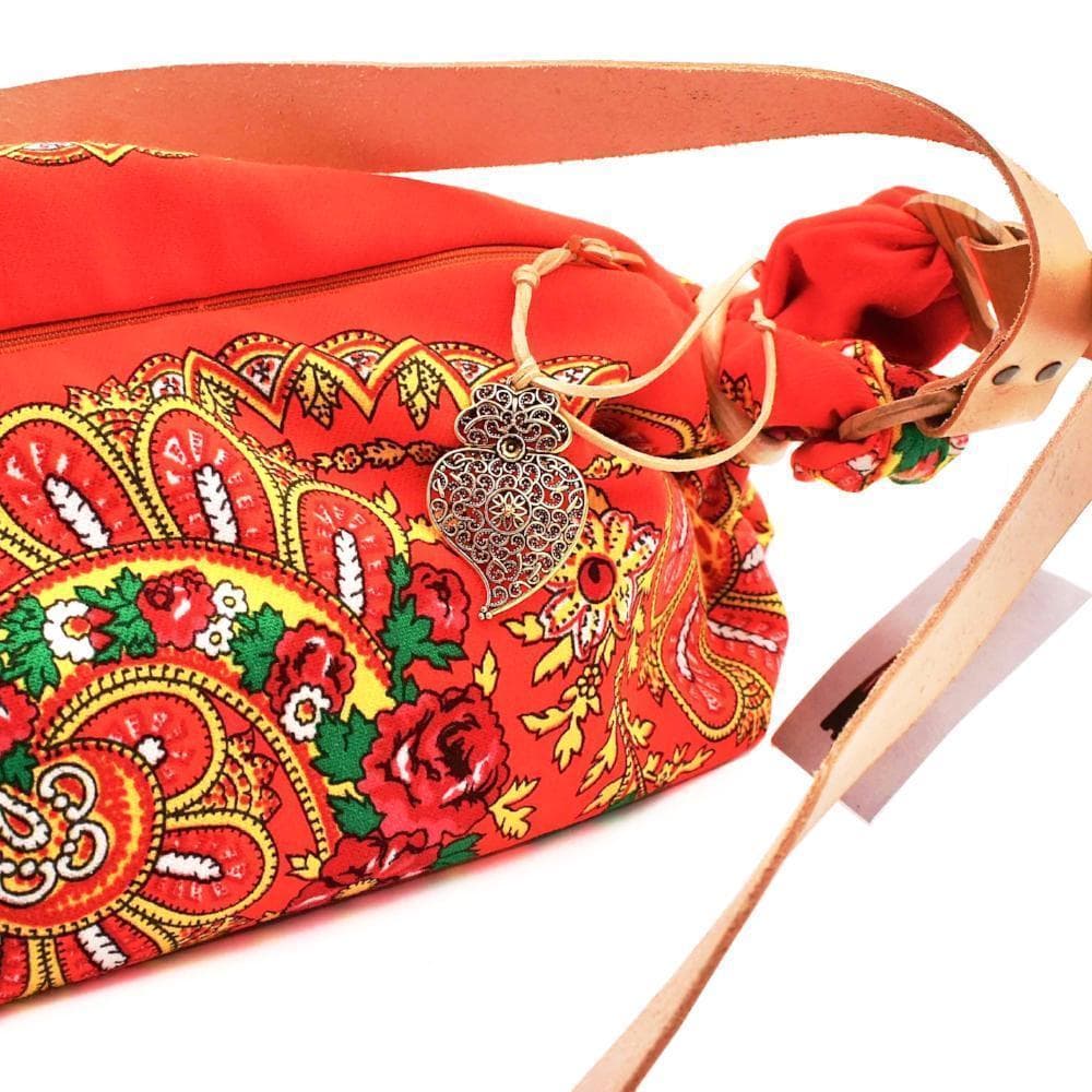 luisa-paix-o-besace-bandouli-re-minho-orange-tissu-cuir image 2