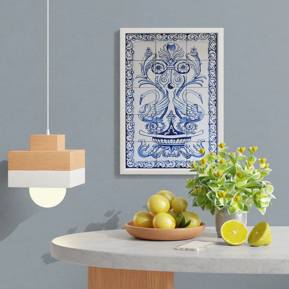 luisa-paix-o-azulejos-fresque-75x45cm-15-carreaux-peints-main image 1