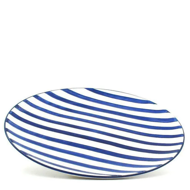 luisa-paix-o-costa-nova-mar-assiette-c-ramique-22-cm-artisanale image 1