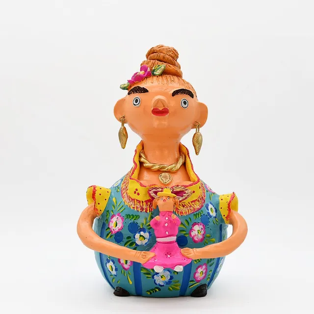 luisa-paix-o-boneca-barriguda-40cm-figurine-c-ramique-pi-ce-unique image 1