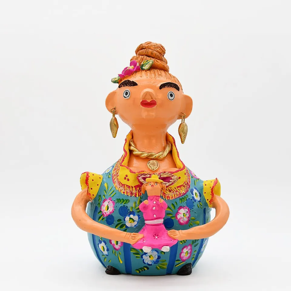 luisa-paix-o-boneca-barriguda-40cm-figurine-c-ramique-pi-ce-unique image 1