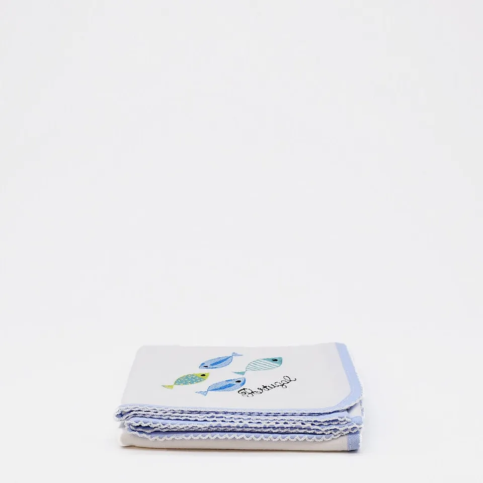 luisa-paix-o-doudou-coton-sardinhas-bleu-62x62cm-doux image 1