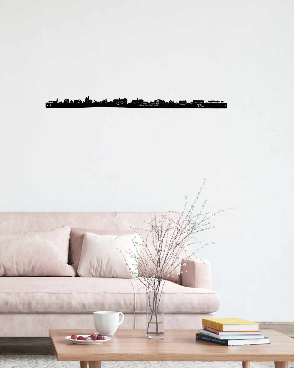je-suis-art-skylines-france-skyline-rennes-silhouette-m-tal-noir image 1