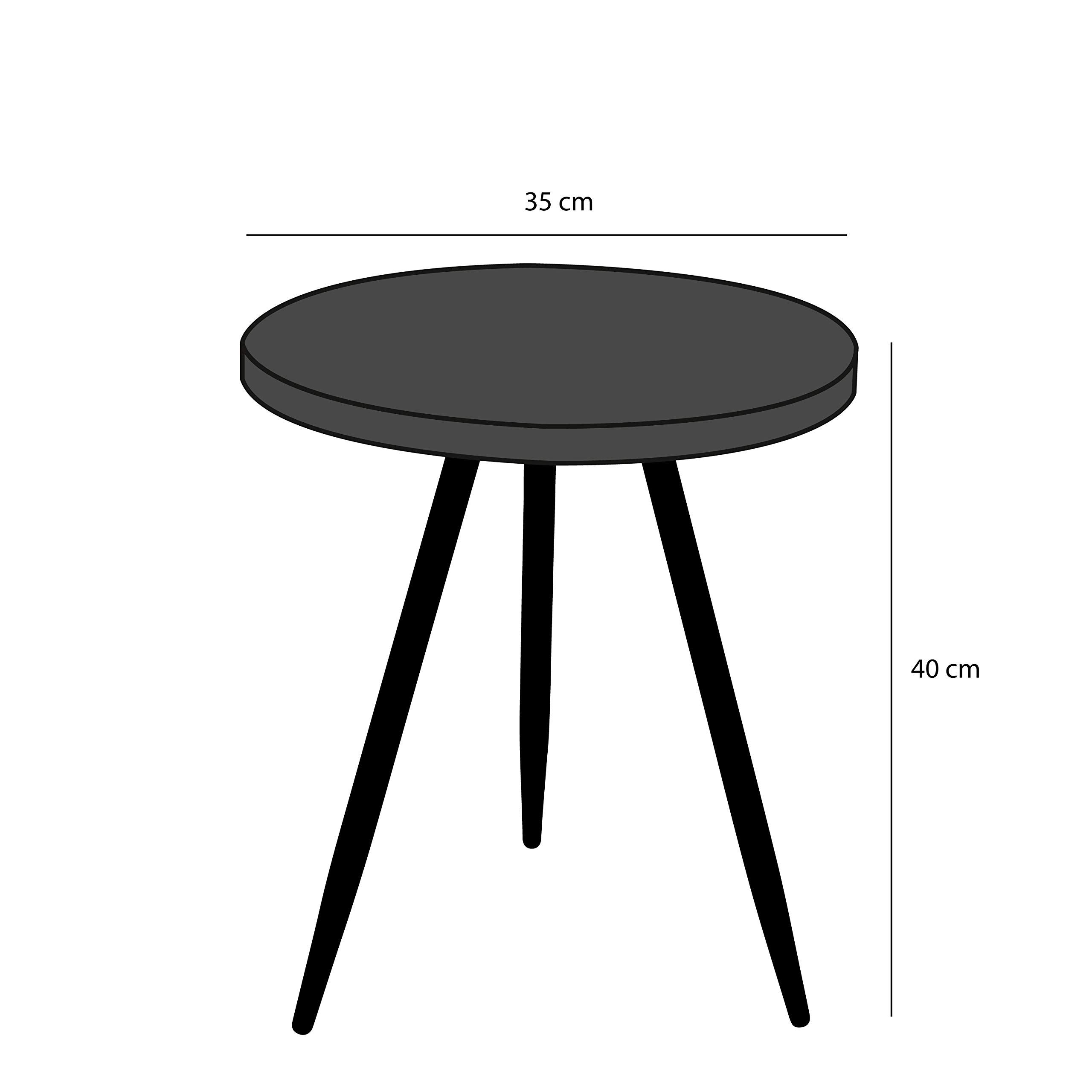 mica-decorations-kent-table-d-appoint-noire-40-x-35-cm-m-tal image 3
