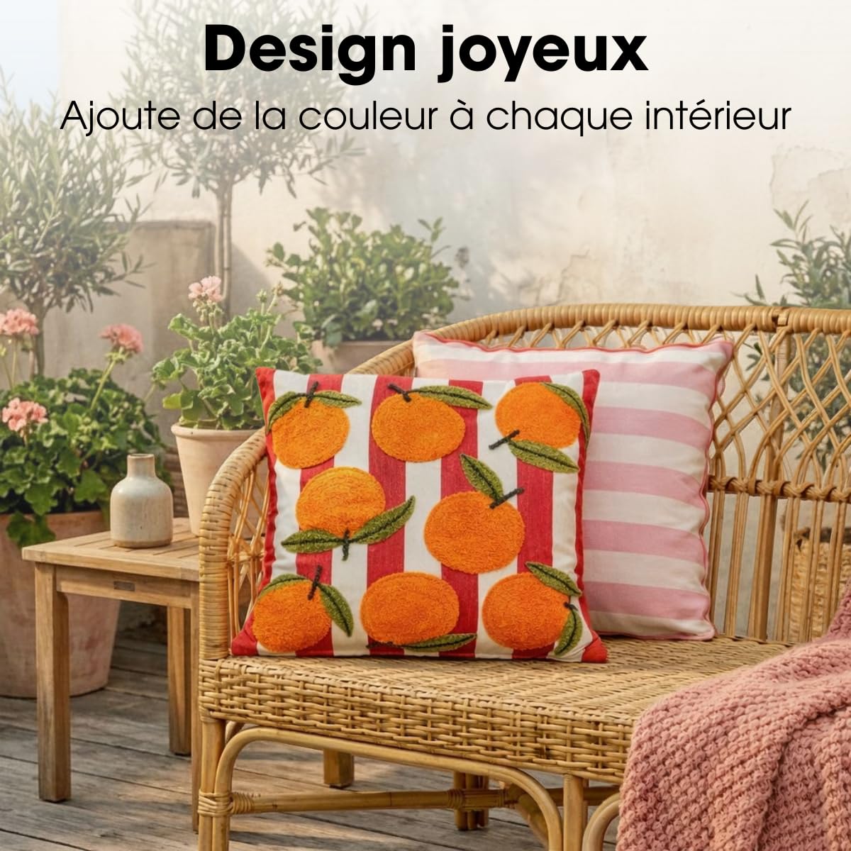 mica-decorations-orange-coussin-d-coratif-45x45-fleuri image 7
