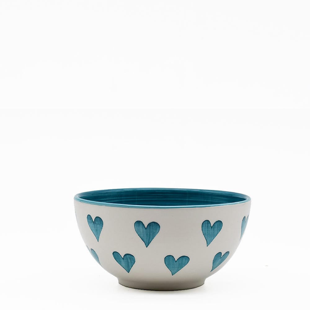 luisa-paix-o-namorados-bol-c-ramique-turquoise-17-cm image 1