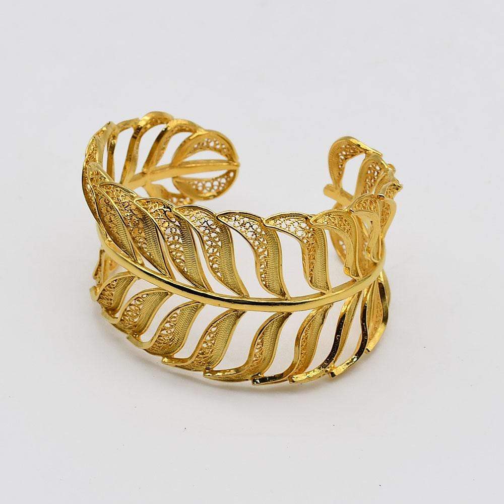 luisa-paix-o-bracelet-manchette-argent-dor-filigrane-4-cm image 2